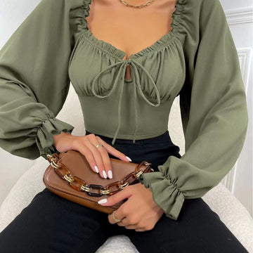 Off-shoulder Women's Cropped Top